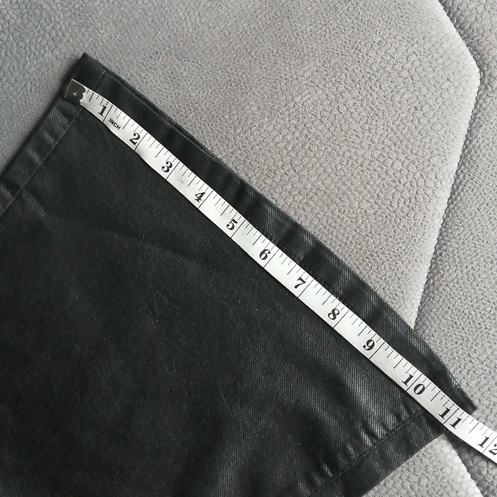NWT Curvy-Fit Black Coated High-rise Flared Leg Jeans Plus Size - Picture 14 of 14